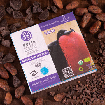 Barra de chocolate RAW 75% cacao orgánico